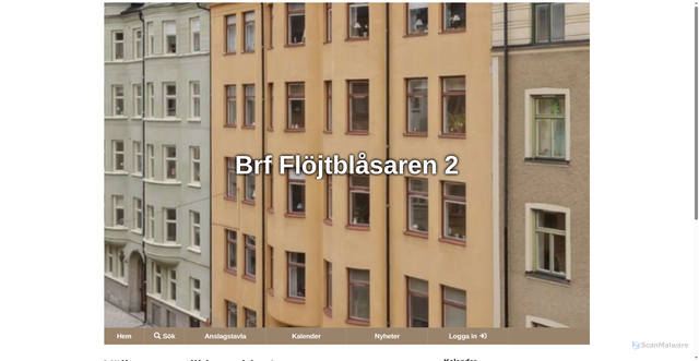 Security scan screenshot of https://flojtblasaren2.se