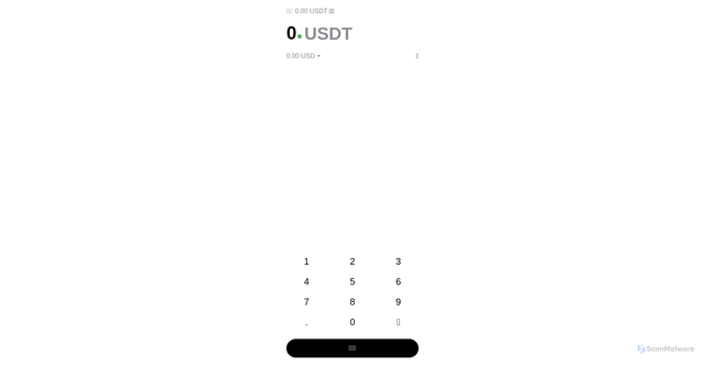Security scan screenshot of https://okx-web3-tron-usdt-trc20-000000590.pages.dev