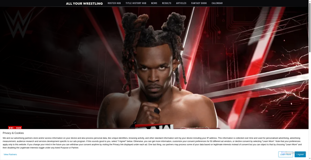 Security scan screenshot of https://allyourwrestling.com/wrestler/jevon-evans/