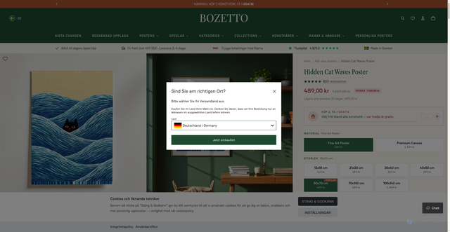 Security scan screenshot of https://bozetto.se/products/hidden-cat-waves-poster?utm_source=spoks&utm_campaign=Bozetto&utm_content=product&utm_medium=email&_spkscid=4f02c17e-257a-4ac8-b1fd-28b9c62805d2&_spksv=1.0