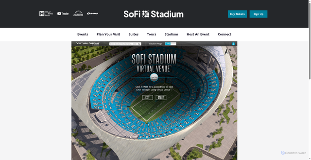 Security scan screenshot of https://sofistadium.io-media.com/