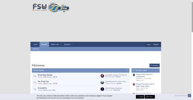 Security scan screenshot of https://fsuniverse.net