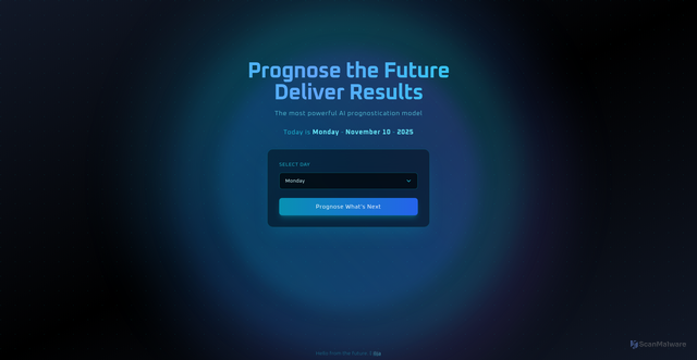 Security scan screenshot of https://prognosticate.io/