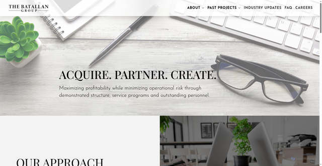 Security scan screenshot of http://www.thebatallangroup.com/