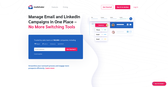 Security scan screenshot of https://mailshake.com/