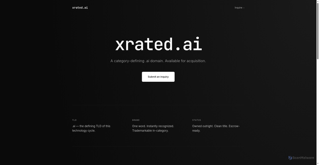 Security scan screenshot of http://xrated-ai.pages.dev/