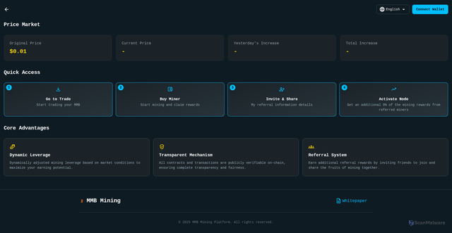 Security scan screenshot of https://mmbcoin.org/