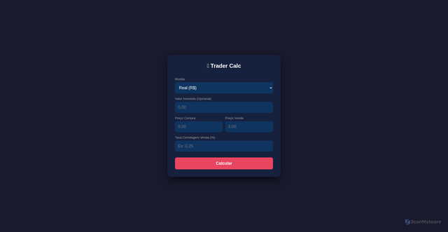 Security scan screenshot of https://cryptocalc-a3dgprxg4e.edgeone.app/