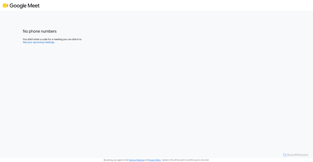 Security scan screenshot of https://tel.meet