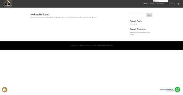 Security scan screenshot of https://capsulux.ca/wp-content/Farney's_Home_&_Building_Center/