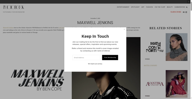 Security scan screenshot of https://www.photobookmagazine.com/features/maxwell-jenkins