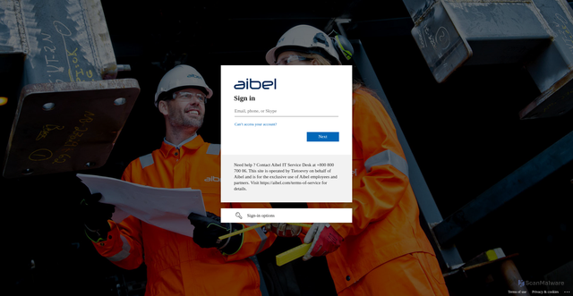 Security scan screenshot of https://aibelcitrix.cloud.com