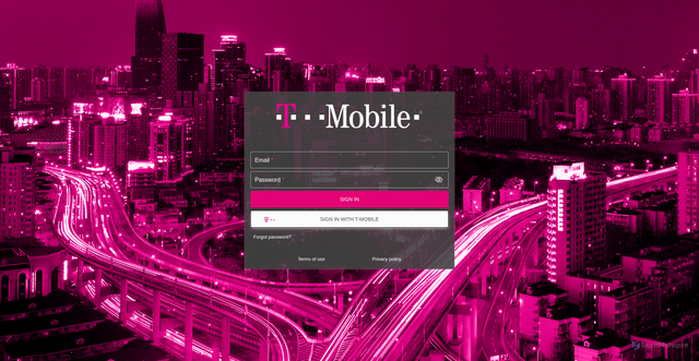 Security scan screenshot of https://t-mobile.collaborate.center