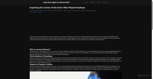 Security scan screenshot of https://antifazonlineblog-dpso1w19jbsi.edgeone.app/actor-who-played-hawkeye.html