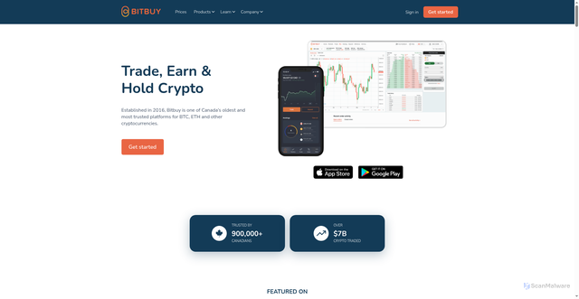 Security scan screenshot of https://bitbuy.ca/en-ca