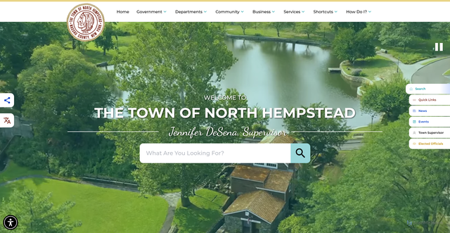 Security scan screenshot of https://northhempsteadny.gov/