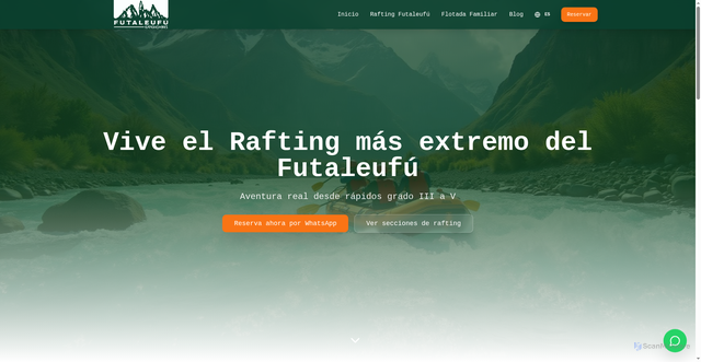 Security scan screenshot of https://futaleufuexpediciones.com/
