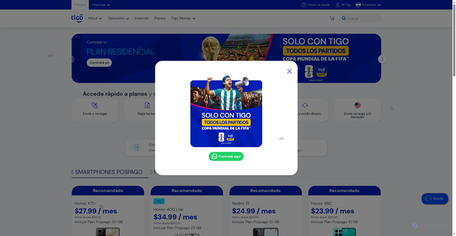 Security scan screenshot of http://tigovsopa.help/