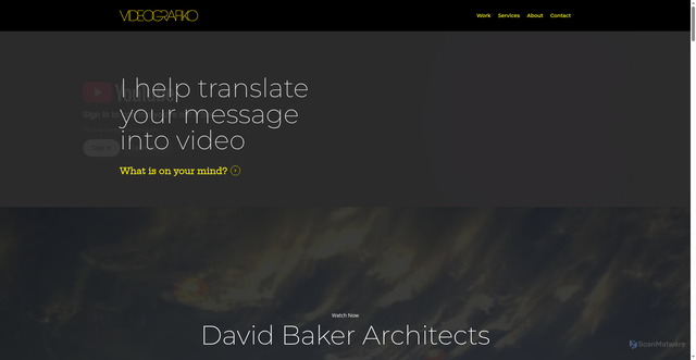 Security scan screenshot of https://videografiko.com