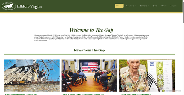 Security scan screenshot of https://www.hillsborova.gov/