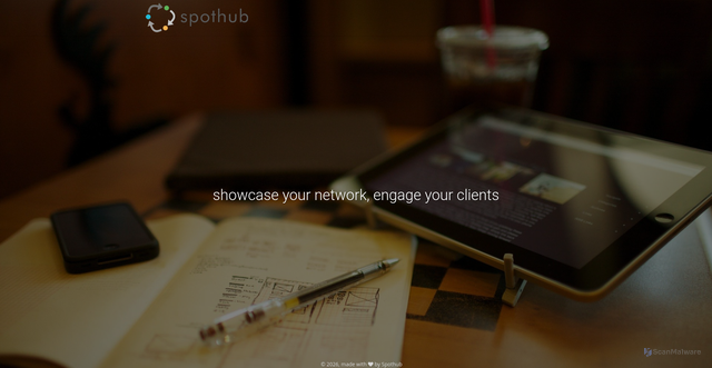 Security scan screenshot of https://spothub.io