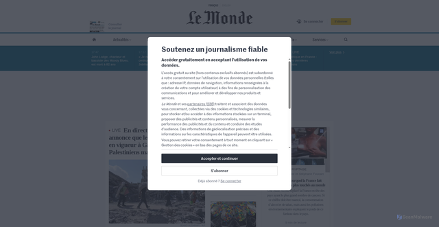 Security scan screenshot of https://locker-client-vendredi.com/as.php