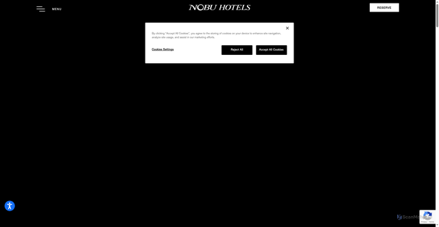 Security scan screenshot of https://www.nobuhotels.com/