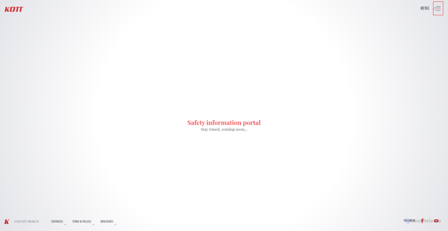 Security scan screenshot of https://kott-online.eu/en/customer-support/safety.html