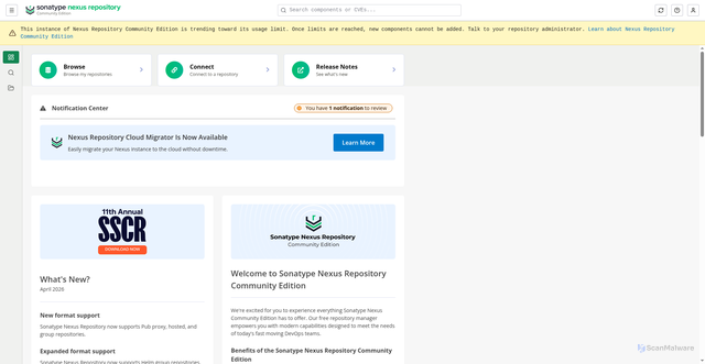 Security scan screenshot of https://talend-update.talend.com