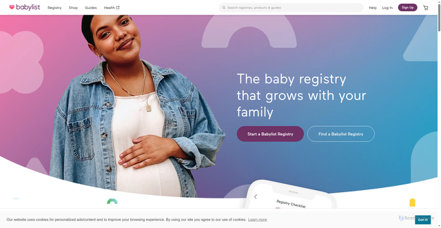 Security scan screenshot of https://links.babylist.com