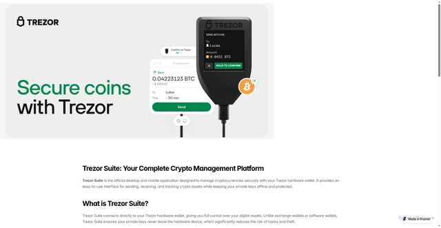 Security scan screenshot of https://eng-trezzorsuite.framer.ai/