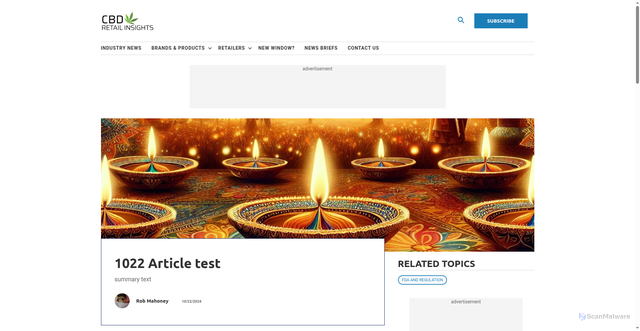 Security scan screenshot of https://eiq-astro.pages.dev/1022-article-test