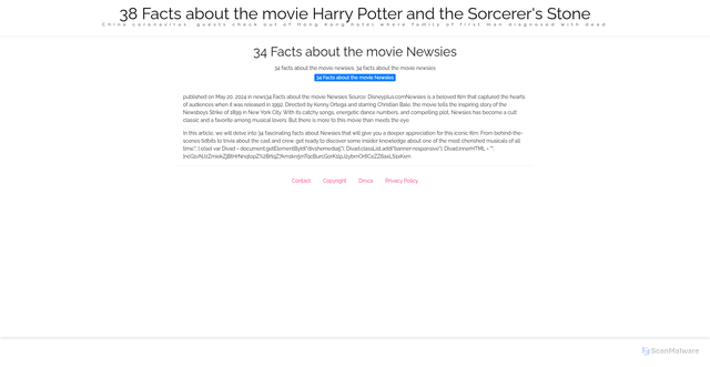 Security scan screenshot of https://nambaongusitus-qz8a7cqopf.edgeone.app/15883-34-facts-about-the-movie-newsies.html