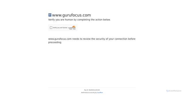 Security scan screenshot of https://www.gurufocus.com/news/3127682/ast-spacemobile-asts-shares-surge-over-12