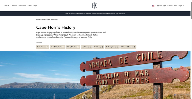 Security scan screenshot of https://www.travelhx.com/en-us/stories/drake-passage-facts/