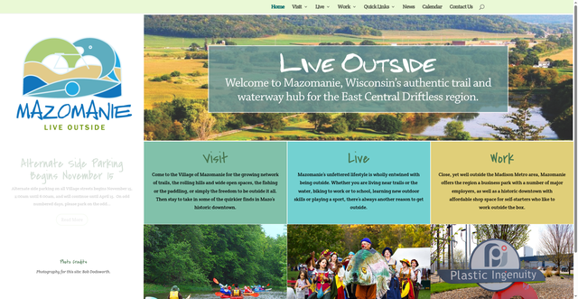 Security scan screenshot of https://www.villageofmazomaniewi.gov/