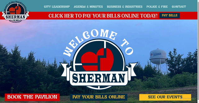 Security scan screenshot of https://shermanms.gov/