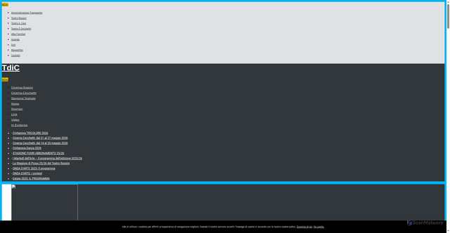 Security scan screenshot of https://www.tdic.it