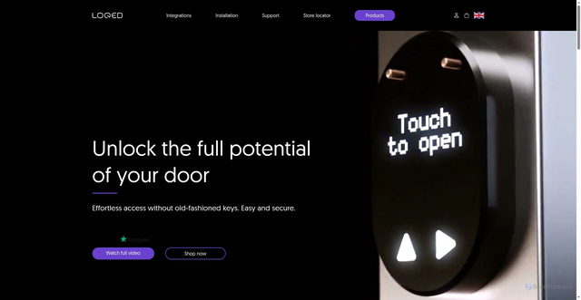 Security scan screenshot of https://loqed.com