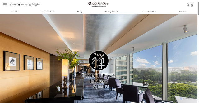 Security scan screenshot of https://www.newotani.co.jp/en/tokyo/