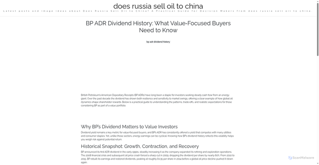 Security scan screenshot of https://pikselglobaljournal-dpp6yca56kr6.edgeone.app/bp-adr-dividend-history.html