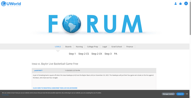 Security scan screenshot of https://www.uworld.com/forum/messages.aspx?TopicID=99696&gid=1&srsltid=AfmBOop2PShNvXXgBXvib_0wnL8aZkEVMBy4KxBQ-DZfJsnFk_8YXT8Z