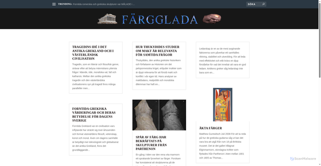 Security scan screenshot of https://fargglada.se