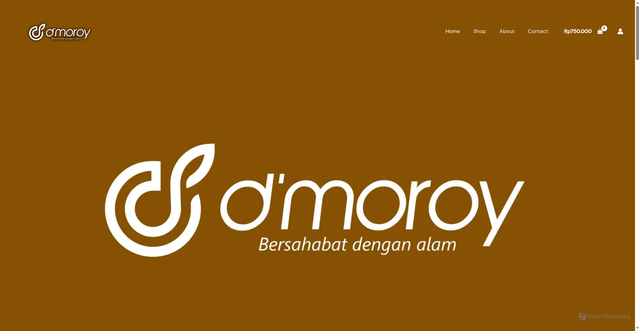 Security scan screenshot of https://dmoroyofficial.com/?add-to-cart=2221