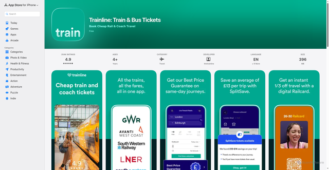 Security scan screenshot of https://ablink.comms.trainline.com