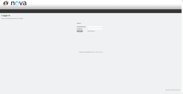Security scan screenshot of https://3dgweb.se