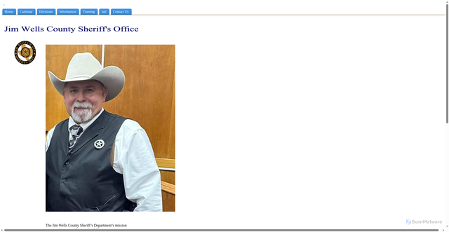 Security scan screenshot of https://jimwellscounty-tx.gov/