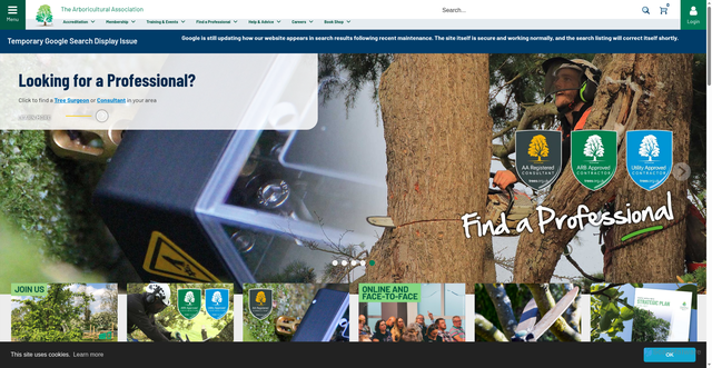 Security scan screenshot of https://trees.org.uk