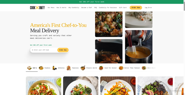 Security scan screenshot of https://cookunity.com