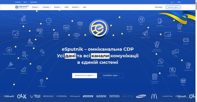 Security scan screenshot of https://esputnik.com